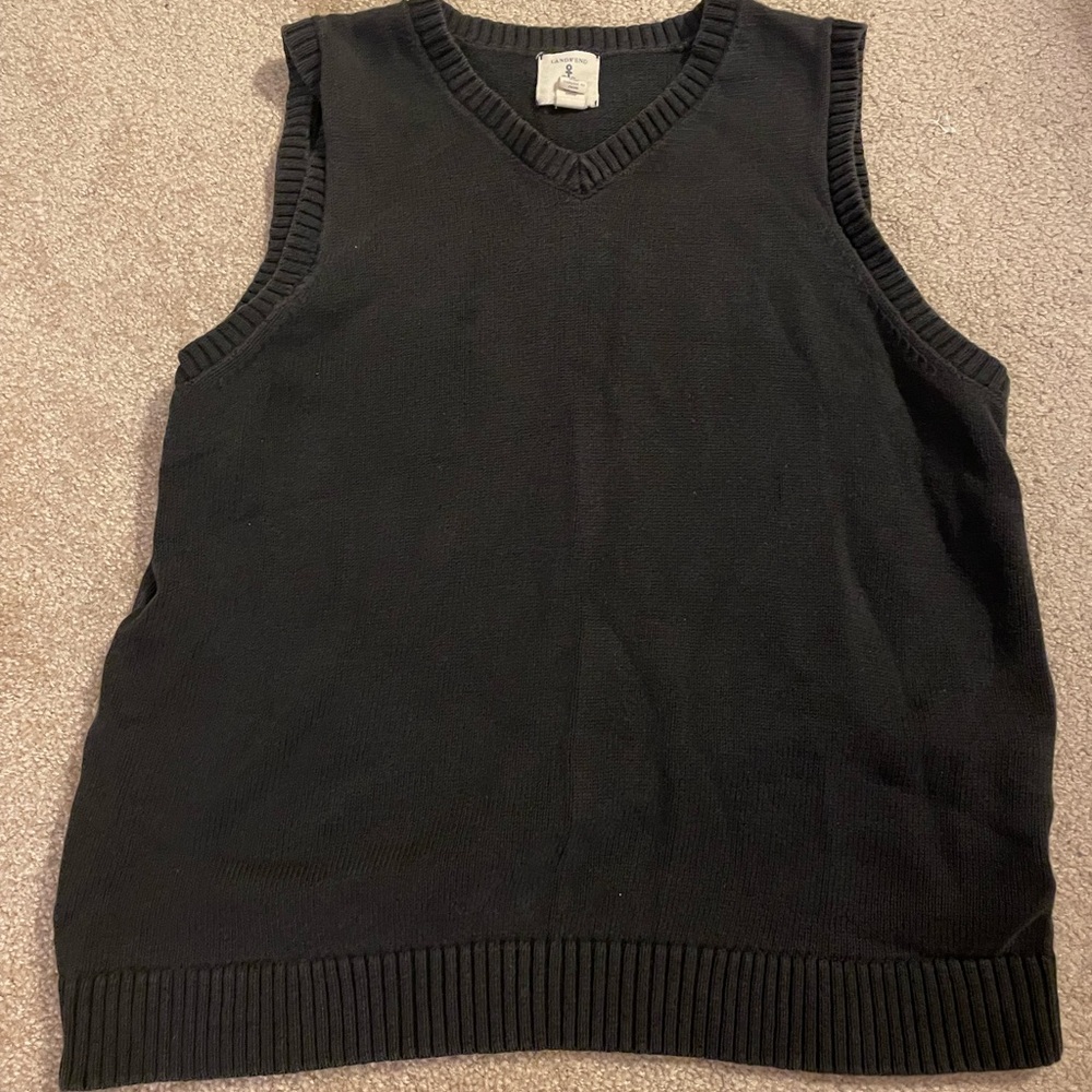 cute lands end preppy vest